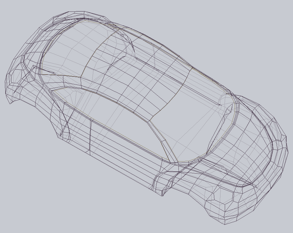 Control cage for 'Beep' bodyshell
