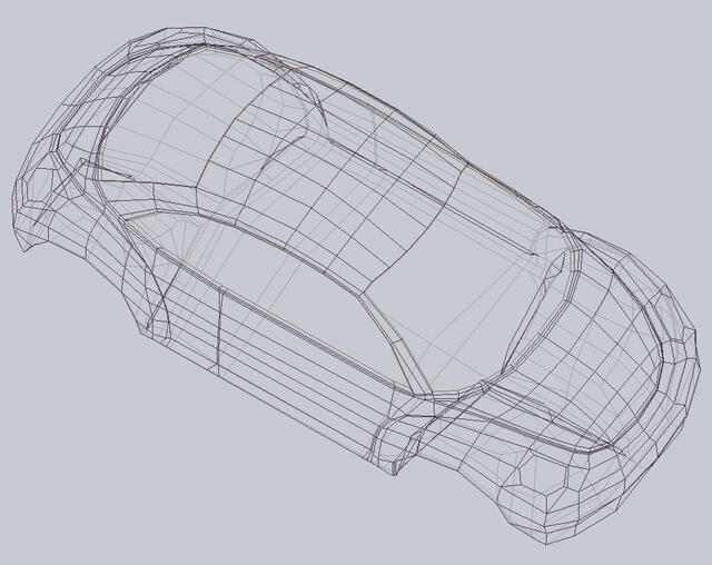 Control cage for 'Beep' bodyshell