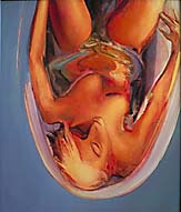 Bath figure painting (1996), oil on canvas, approx. 102 x 122cm. 