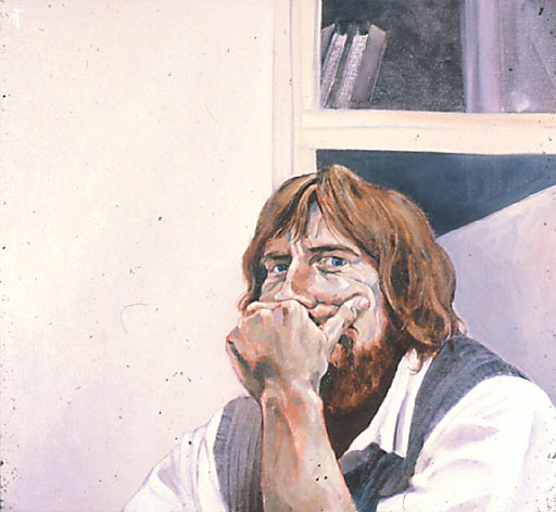 Self portrait in hand
