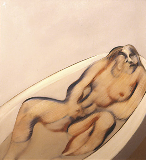 Woman in bath