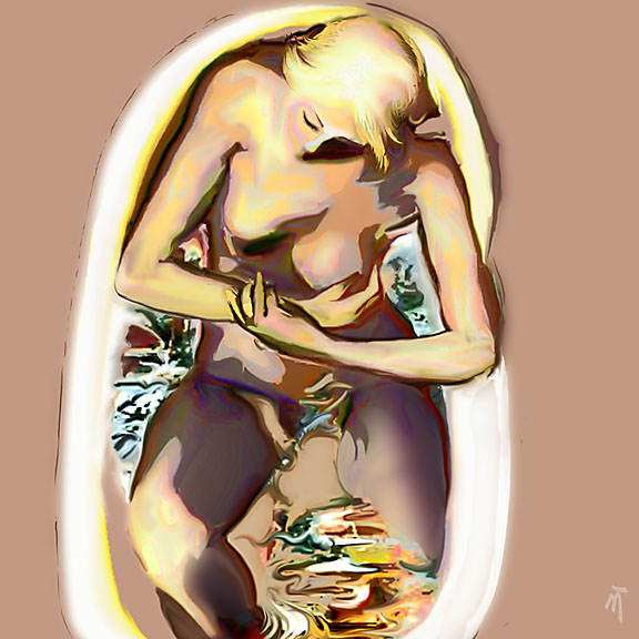 Photoshop/Iris printer editions (50): Bath image II